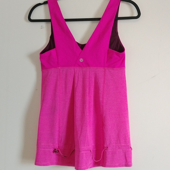 Lululemon Hustle & Bustle TankHeathered Raspberry Glo Light / Raspberry Glo Li - Picture 6 of 15